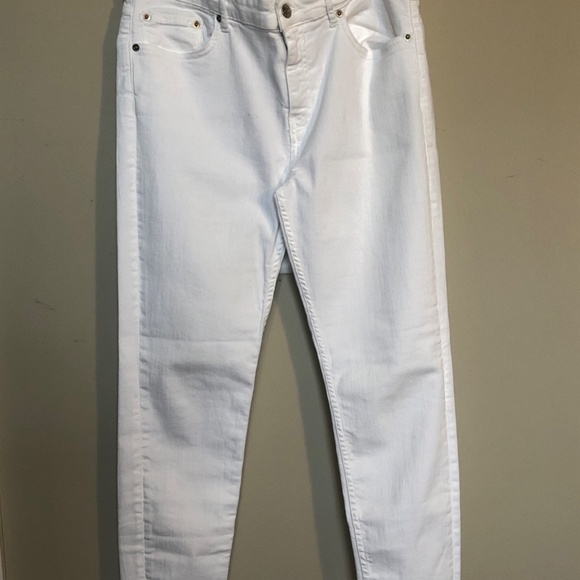 ZARA Woman White Denim Jeans - Picture 3 of 10